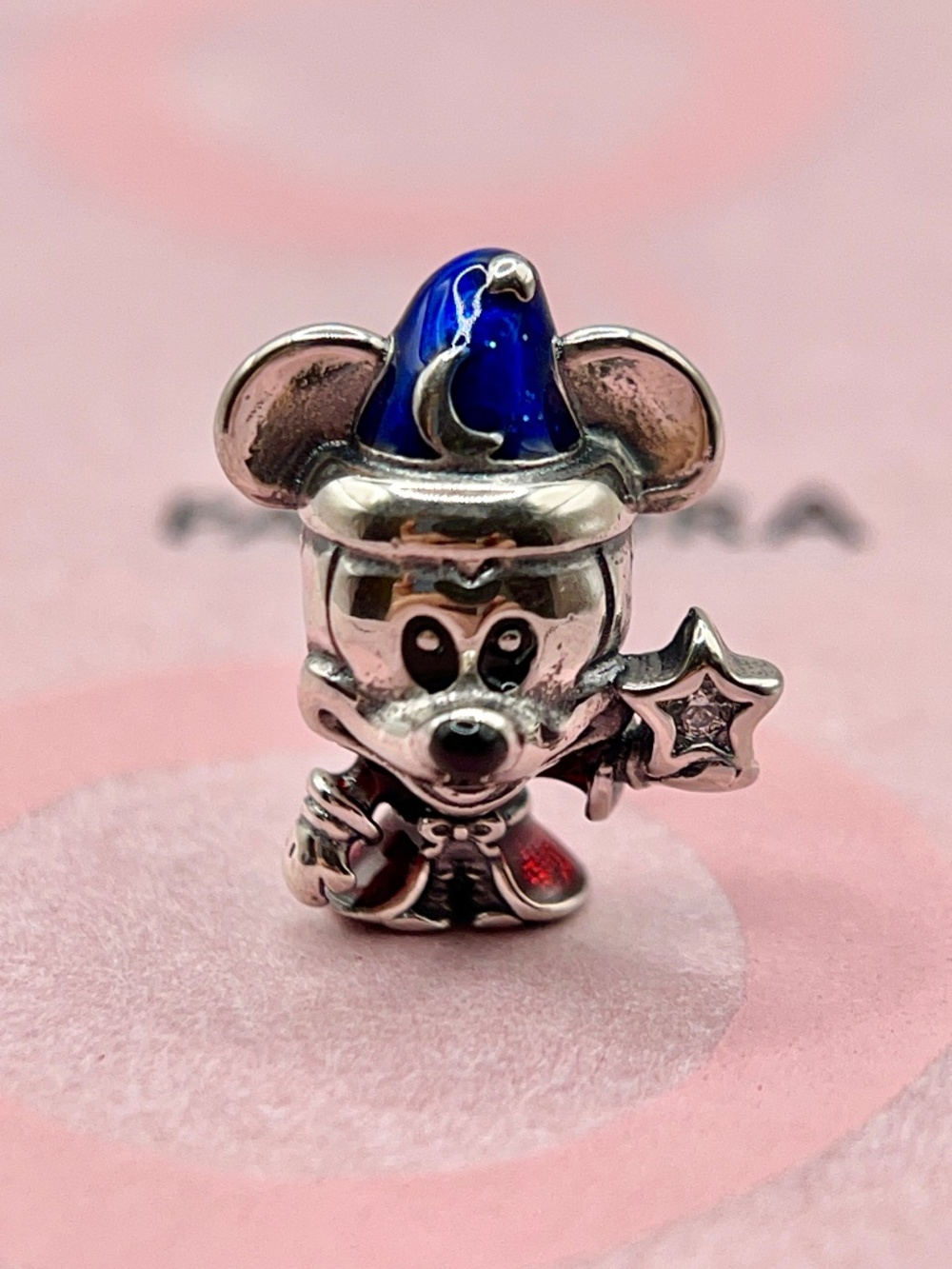 Pandora Disney Fantasia Sorcerer Mickey Mouse Silver Charm